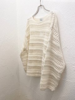 CLANE  Sheer Border Mohair Knitξʲ