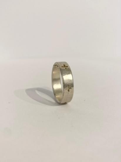 m.a+ エムエークロス silver leather ring 3mm silver leather ring | m.a+(エムエークロス