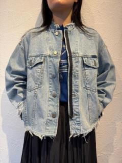 QUIITO  Zip Big Denim Jacketξʲ