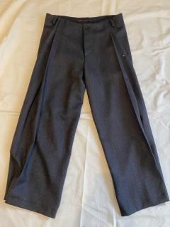 m.a  Front Pleat Wide Fit Pants / P520  WOA3ξʲ
