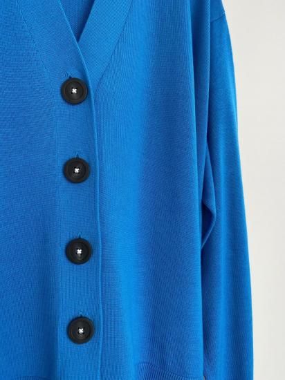 エンフォルド　カラフルボタンカーディガン 24AW】ENFOLD エンフォルド / COLOR-BLOCK CARDIGAN