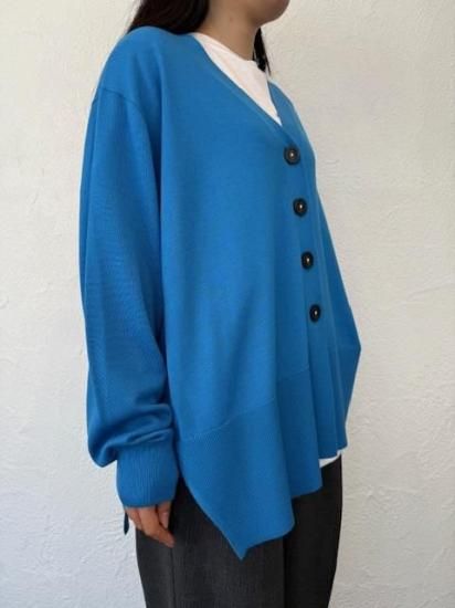enfold エンフォルド☆ウェーブカーディガン ENFOLD 美品 エンフォルド 24SS WAVE DRAPE CARDIGAN