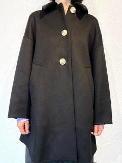ENFOLD Nape Soltien-Collar Coatξʲ