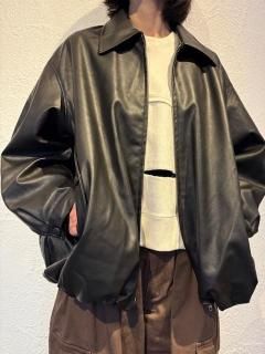 CLANE  Fake Leather Balloon Jacketξʲ