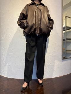 CLANE  Fake Leather Balloon Jacketξʲ
