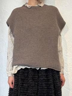 pas de calais  Boat Neck Knit Vestξʲ