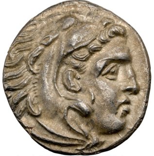 古代ギリシャ 336-323BC アレキサンダー大王 ドラクマ 銀貨ChF 
