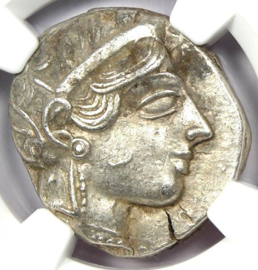 古代ギリシャコイン アレキサンダー大王/アテネ ギリシャ神話 テトラドラクマ銀貨シルバー925製