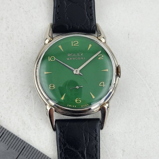 ロレックス マルコーニ】 ROLEX MARCONI 1930年代 アンティーク時計 ビンテージ時計 腕時計 ノンオイスター 手巻き 仮e16 長2