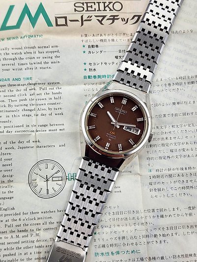 SEIKO【セイコー ロードマテック スペシャル 5216-8010】説明書・箱付き 自動巻き ビンテージ時計 Seiko 5216-8010  Lord Matic Special, w/Original Bracelet, Box & Papers アンティーク時計 ヴィンテージ時計  Vintage Antique Watch Weekdater Automatic Dress Watch