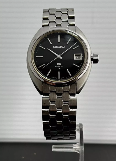 GRAND SEIKO【グランドセイコー 45GS ハイビート 4522-7010】 OH済 手巻き ビンテージ時計 Grand Seiko 45GS  4522-7010 Dark Grey Dial - Hi-Beat Date Manual Winding ヴィンテージ時計 アンティーク時計  Vintage