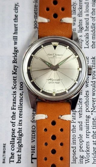 SEIKO【セイコー チャンピオン 850 アルピニスト J13079】OH済 手巻き ビンテージ時計 1962 Seiko Champion  Alpinist 850 Ref. J13079 Mechanical Mountain Watch $1,749.99Price ヴィンテージ時計  アンティーク時計 Vintage Antique Watch