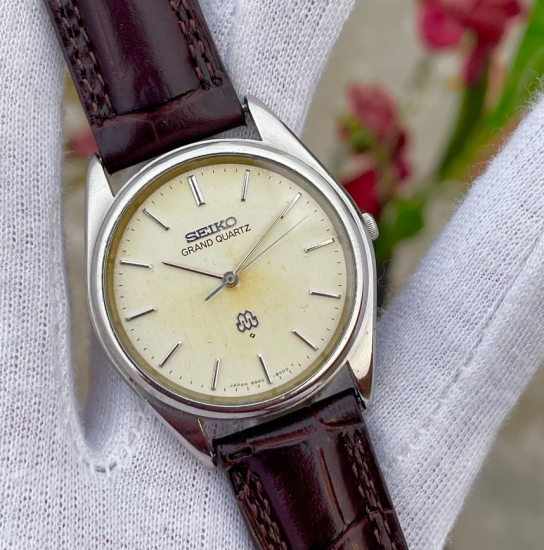 GRAND SEIKO【セイコー グランドクォーツ 9940-8000 】ツインクォーツ ビンテージ時計 Vintage Seiko GS Grand  Twin Quartz Men's Watch 9940-8000 ヴィンテージ時計 アンティーク時計 Vintage Antique Watch