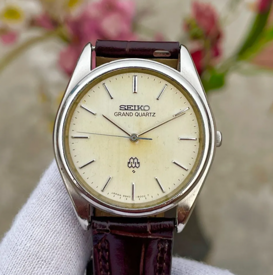 GRAND SEIKO【セイコー グランドクォーツ 9940-8000 】ツインクォーツ ビンテージ時計 Vintage Seiko GS Grand  Twin Quartz Men's Watch 9940-8000 ヴィンテージ時計 アンティーク時計 Vintage Antique Watch