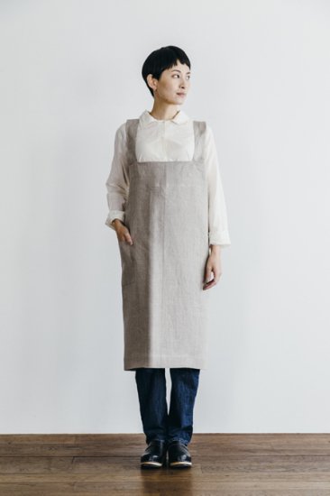 fog linen work（フォグリネンワーク） リネンスクエアクロスエプロン