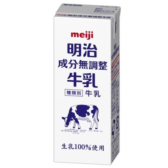 ☆40 明治成分無調整牛乳 200ml×24 - 三宅乳業 オンライン
