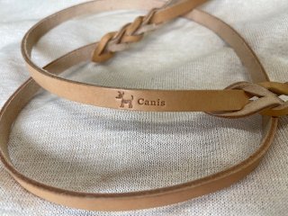 Canis leather Lead (natural/Silver