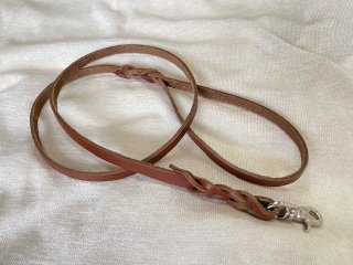 Canis leather Lead (MarroneS/Silver