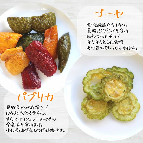 6種類の夏野菜チップス