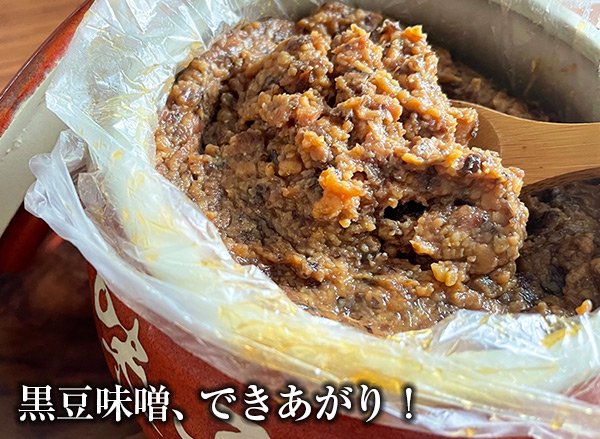 丹波篠山 手前味噌セット（川北産黒豆・米糀） │ 旅する野菜畑レッドビーンズ