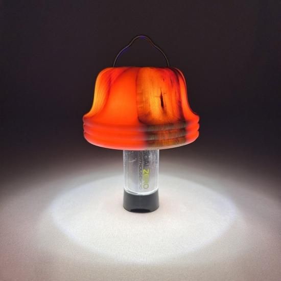 ヤコウガイ　ランプシェード 🐚夜光貝ランプシェード🐚 ✨先日納品✨ 夜光貝9割裸剥きランプ