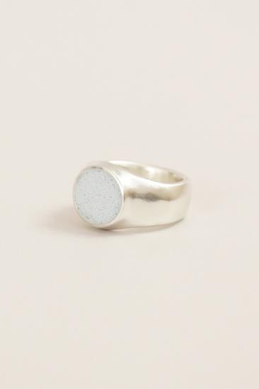 Fragrance ring / Round L (ice blue)

