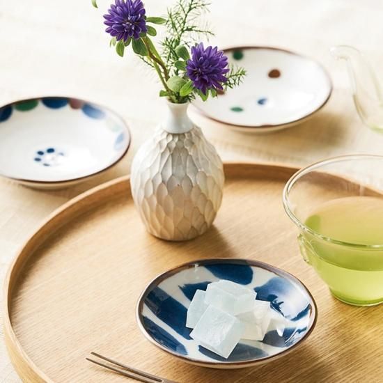 陶器　木箱入り 楽天市場】toumei 箔 まめざら 木箱入り 4枚セット 「い