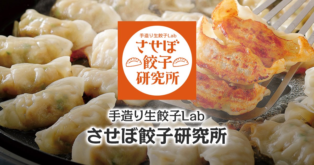 【人気No.1】豚肉肉肉肉餃子／冷凍餃子 - 手造り生餃子Lab させぼ餃子研究所