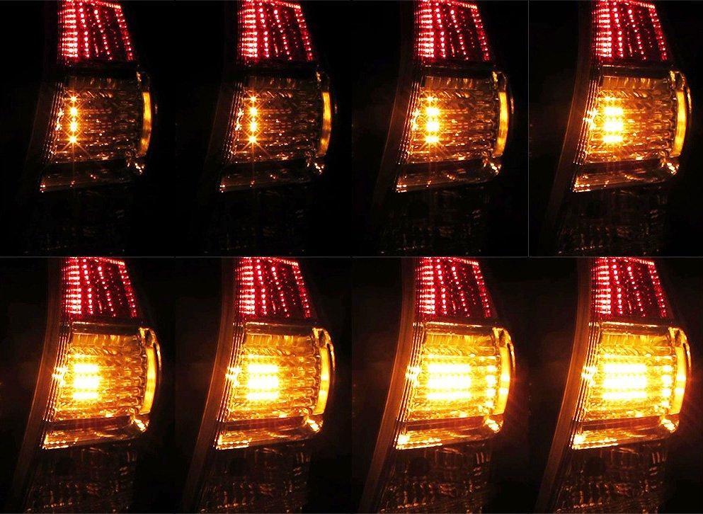 プリウスαテールライト 2個セット プリウスα 前期 シーケンシャル ウインカー LED バルブ 2個