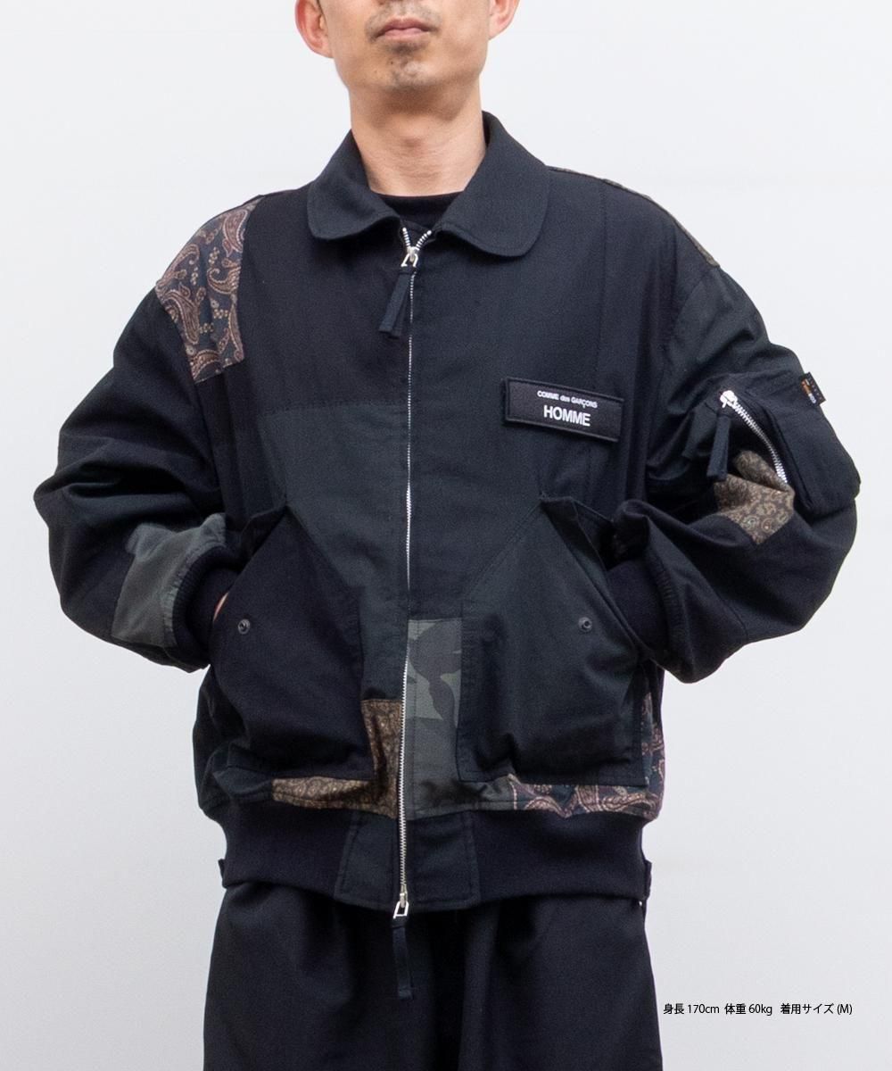 コムデギャルソンオム　25SS多素材ミックスブルゾン COMME des GARCONS HOMME 25SS☆2月8日(土)発売！ | mark