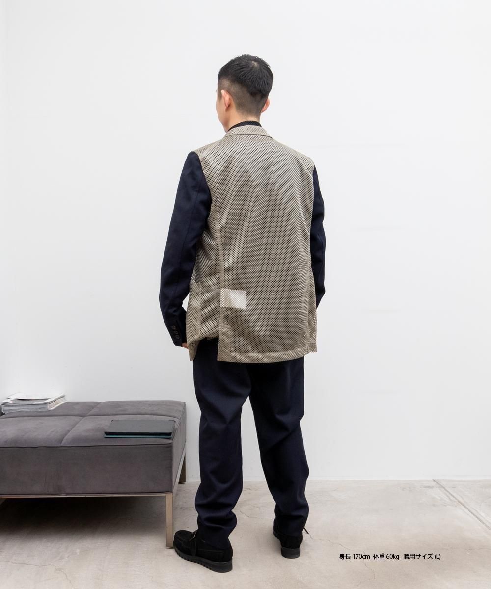 コムデギャルソンオムドゥ　捻れジャケット　エステル　白 COMME des GARCONS HOMME DEUX(コムデギャルソンオムドゥ) 25SS