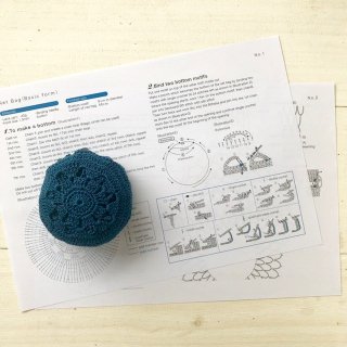 Net Bag Knitting Patternbasic desigin  English version