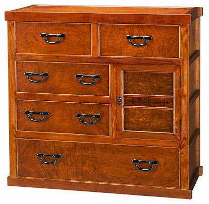からくり帳場箪笥 100x45x95 | Karakuri chest of drawers - 和家具 匠の郷