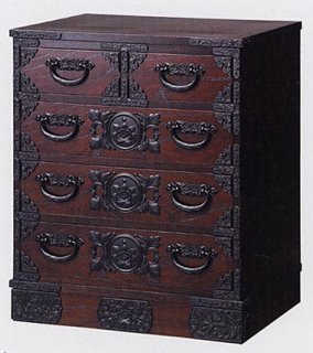 ̱ݻýڡ614570䥭Zelkova folk art chest of drawers