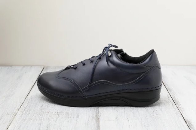 vida leather - navy