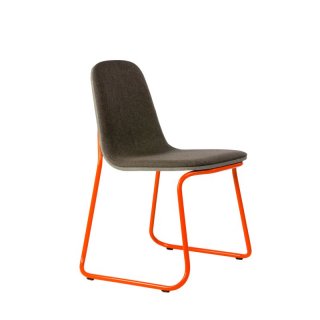 siren chair   / Si-03 frame / orange, seat / gray&dark gray