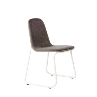 siren chair   / Si-04 frame / white, seat / gray&medium gray