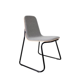 siren chair   / Siw-01 frame / black, seat / walnut&gray