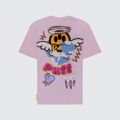 BARROW T-SHIRT ANGEL PRINT WITH JEWERLY(#125)