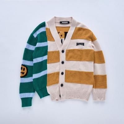 BARROW STRIPED KNIT CARDIGAN (#088)