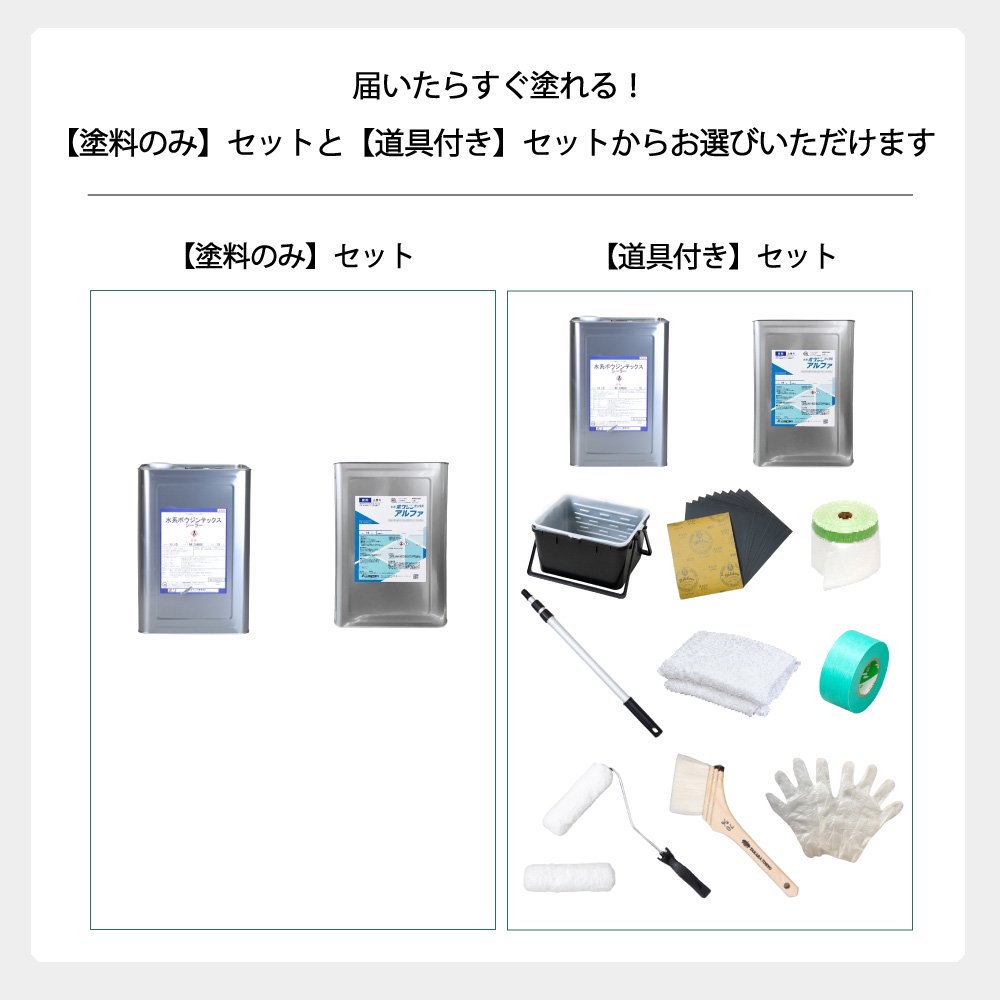 屋外倉庫床を自分で塗る塗料＆塗装道具セット とにかく塗りやすい！塗料初心者におすすめ【水性1液型】 -  塗りたい場所から最適な床用塗料が選べる「床塗り.shop」 タカラ塗料公式