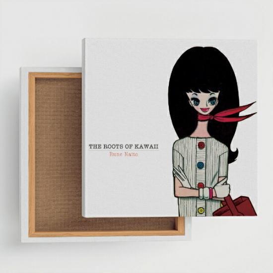 内藤ルネ　キャンバスアート 内藤ルネ キャンバスアート 花飾りの少女 インテリア アートパネル