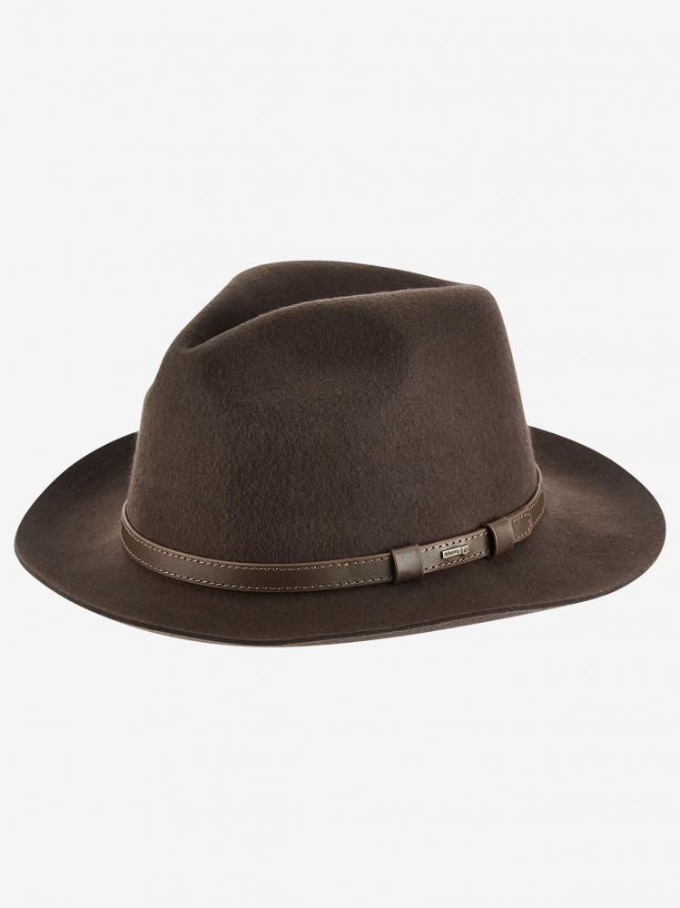 Frontier Felt Hat - Brown / �ե���ƥ��� �ե���ȥϥå� - �֥饦��