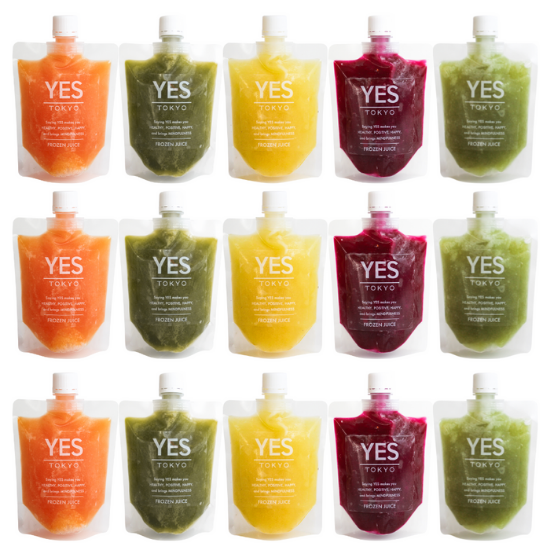 オリジナルコールドプレスジュース5種類×3SET(200ml×15pc) - YES TOKYO 