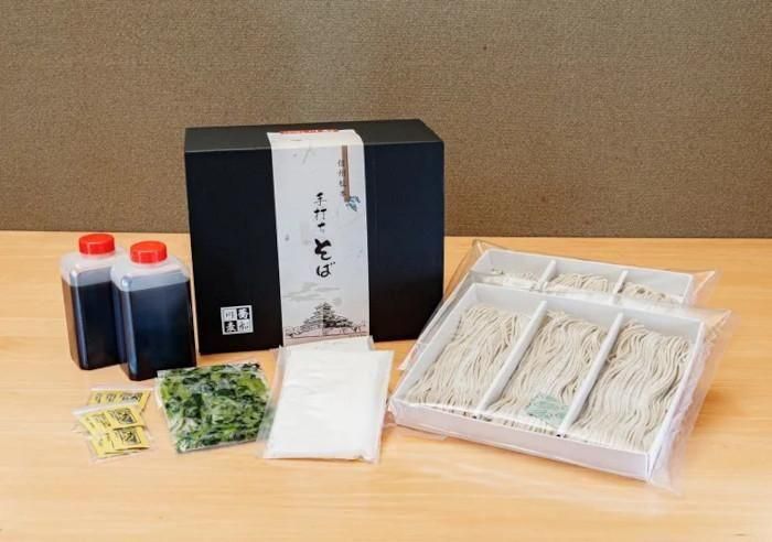 冷凍生そばセット 6人前 - 信州松本手打生そば 川船