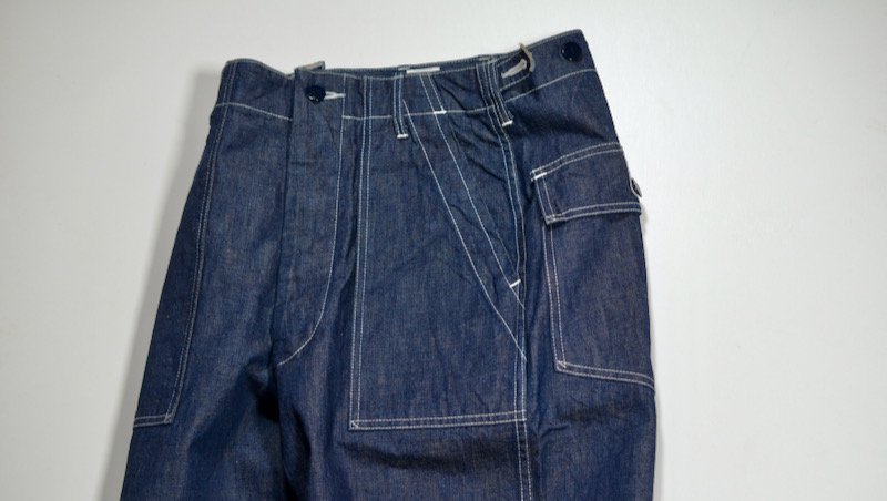 ARAN （アラン）FATIGUE-LF DENIM .デニム.ベイカーパンツ.ファティーグパンツ