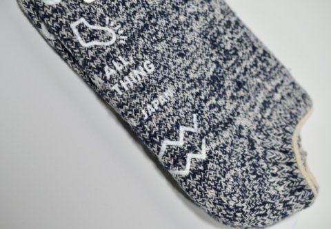 ROTOTO RECYCLED COTTON PILE SOCKSLIPPER