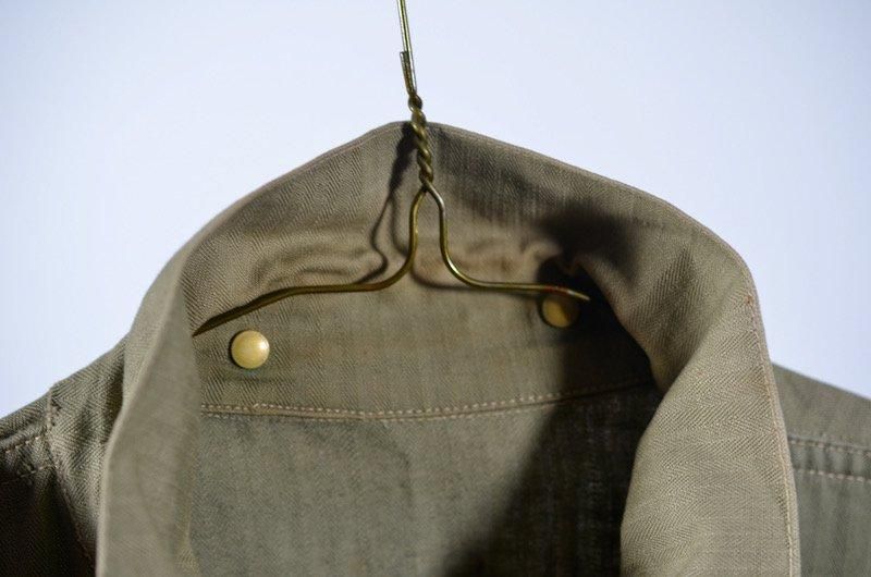 USMC P44 HBTヴィンテージ ミリタリージャケット　ヘリンボーン 40s USMC P-44 HBT Jacket 40年代 アメリカ海兵隊 P-44