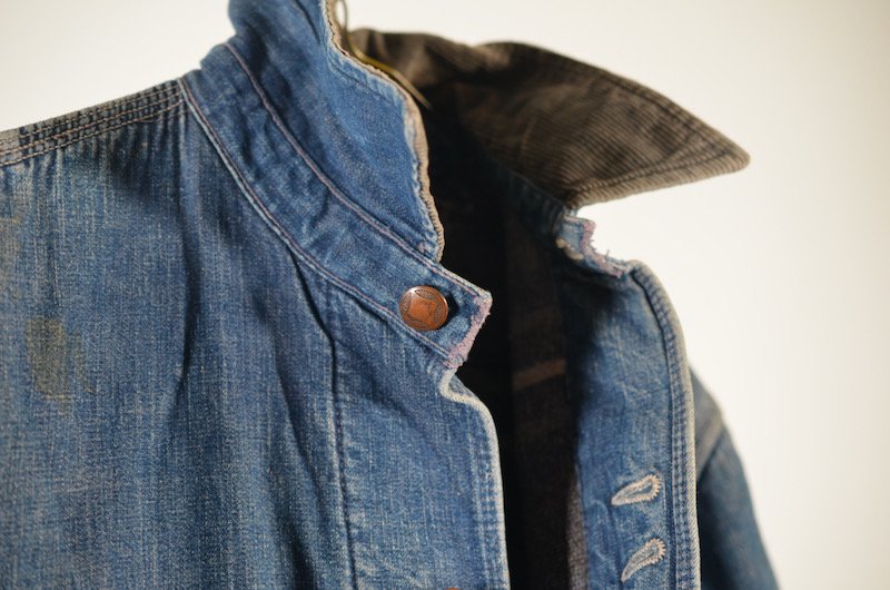 50〜60's Hercules VINTAGE DENIM ヴィンテージ ヘラクレス カバーオール デニム ライニング（古着 サラ着 COMPASS  通販 ウェブショップ 福島 セレクトショップ）