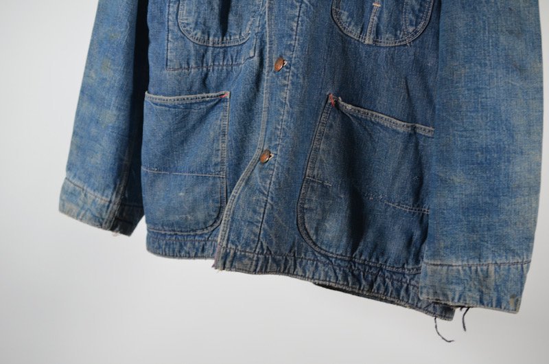 50〜60's Hercules VINTAGE DENIM ヴィンテージ ヘラクレス カバーオール デニム ライニング（古着 サラ着 COMPASS  通販 ウェブショップ 福島 セレクトショップ）